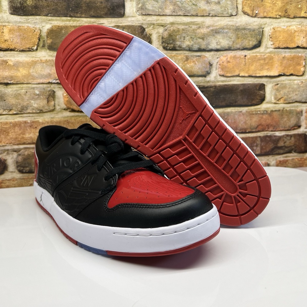 Nike Air Jordan NU Retro Low Black Varsity Red White Mens Size 10.5 - Picture 14 of 14